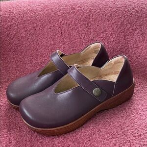 Algeria Women’s Mary Jane Comfort Clogs - Plum
